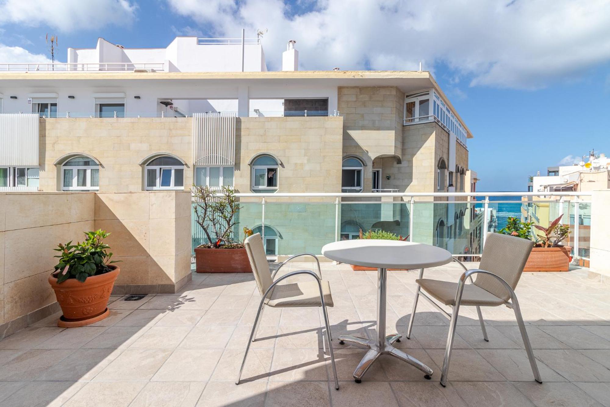 Apartamento Espectacular Atico Con Terraza A 50 Mt Playa Canteras *